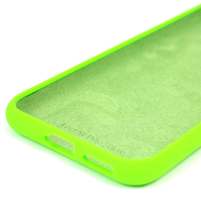 Soft-touch бампер KST Silicone Cover для Huawei Pura 70 Pro салатовый