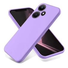 Soft-touch бампер KST Silicone Cover для Infinix Hot 30 Play фиалковый с закрытым низом
