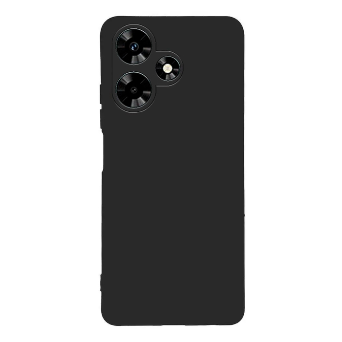 Soft-touch бампер KST Silicone Cover для Infinix Hot 30 черный с закрытым низом