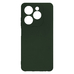 Soft-touch бампер KST Silicone Cover для Infinix Hot 40i / Smart 8 хаки с закрытым низом