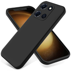 Soft-touch бампер KST Silicone Cover для Infinix Note 30 черный с закрытым низом