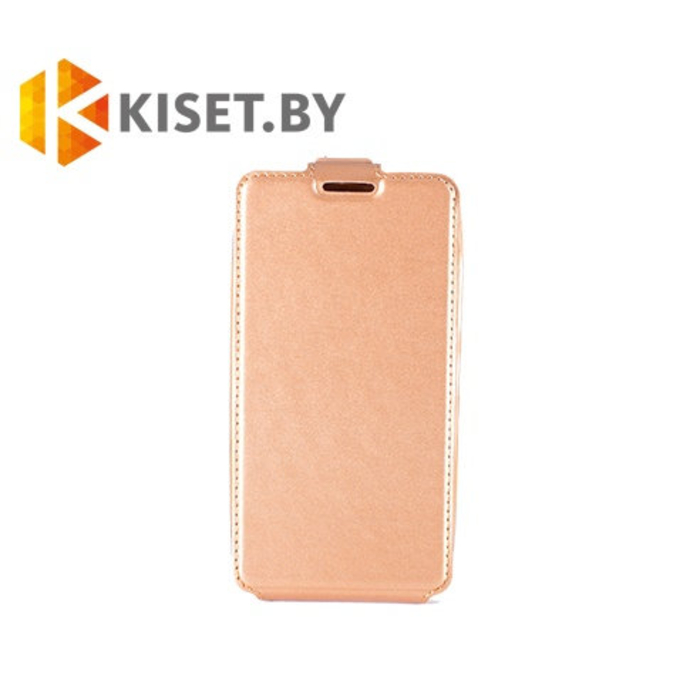 Чехол-книжка Experts SLIM Flip case для Lenovo Vibe C (A2020), золотой