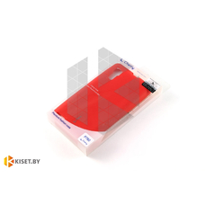 Силиконовый чехол Cherry с защитной пленкой для Lenovo A319, красный