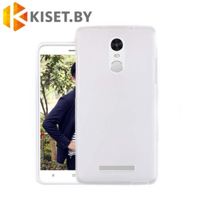 Силиконовый чехол матовый для Lenovo K5 Note (A7020), прозрачный