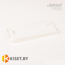 Силиконовый чехол Jekod с защитной пленкой для Lenovo S650, белый