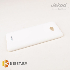 Пластиковый бампер Jekod и защитная пленка для Lenovo S930, белый