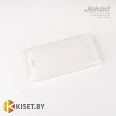 Силиконовый чехол Jekod с защитной пленкой для Lenovo S930, белый