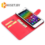 Чехол-книжка Flip Case для Lenovo Sisley S90, красный