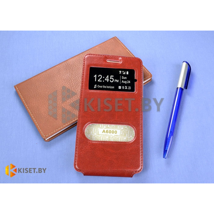 Чехол-книжка Experts SLIM Flip case vol.2 для Lenovo Sisley S90, красный