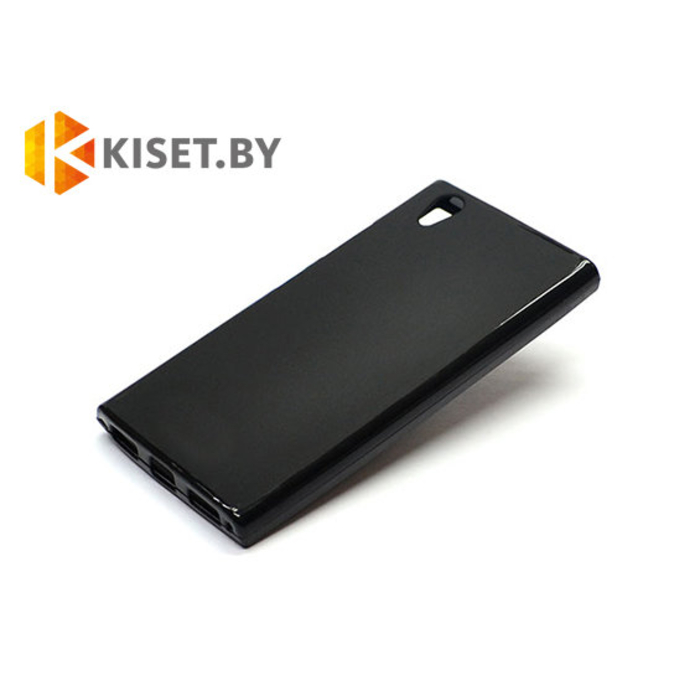 Силиконовый чехол матовый для Lenovo Sisley S90, черный