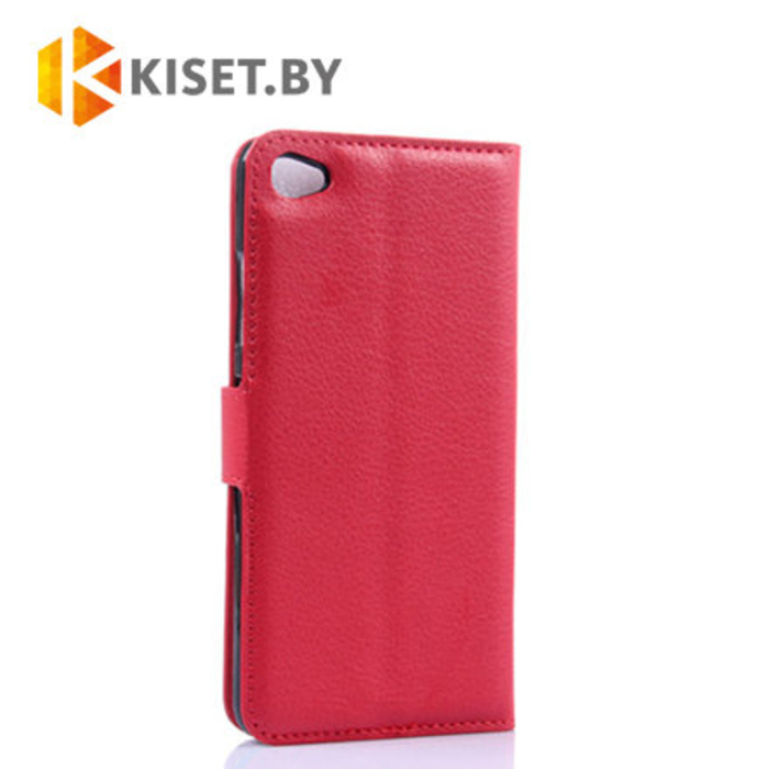 Чехол-книжка Flip Case для Lenovo Sisley S90, красный