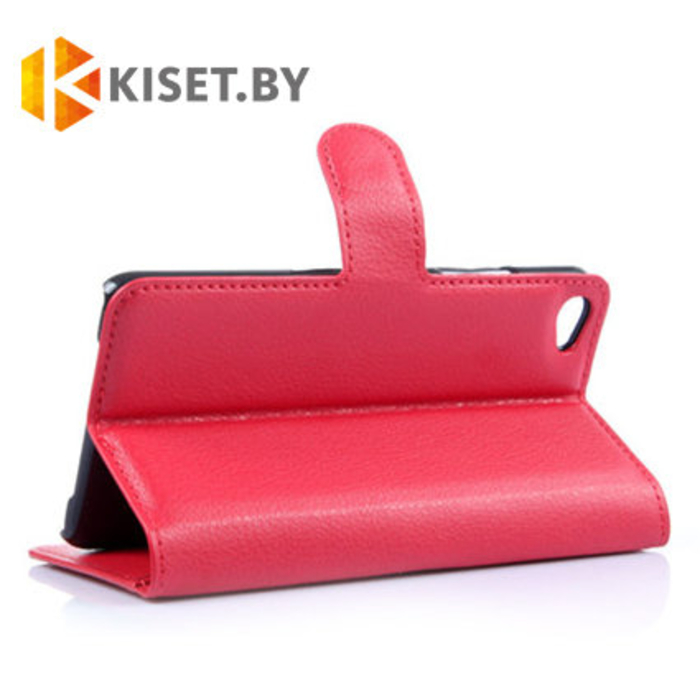 Чехол-книжка Flip Case для Lenovo Sisley S90, красный