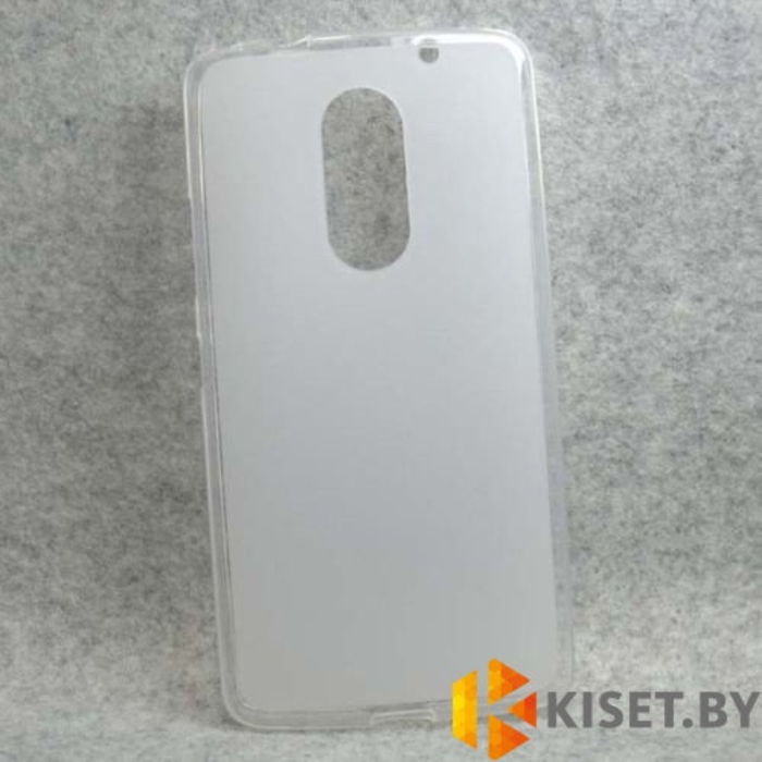 Силиконовый чехол матовый для Lenovo Vibe X3, прозрачный