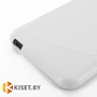 Силиконовый чехол для Lenovo Sisley S90, белый с волной