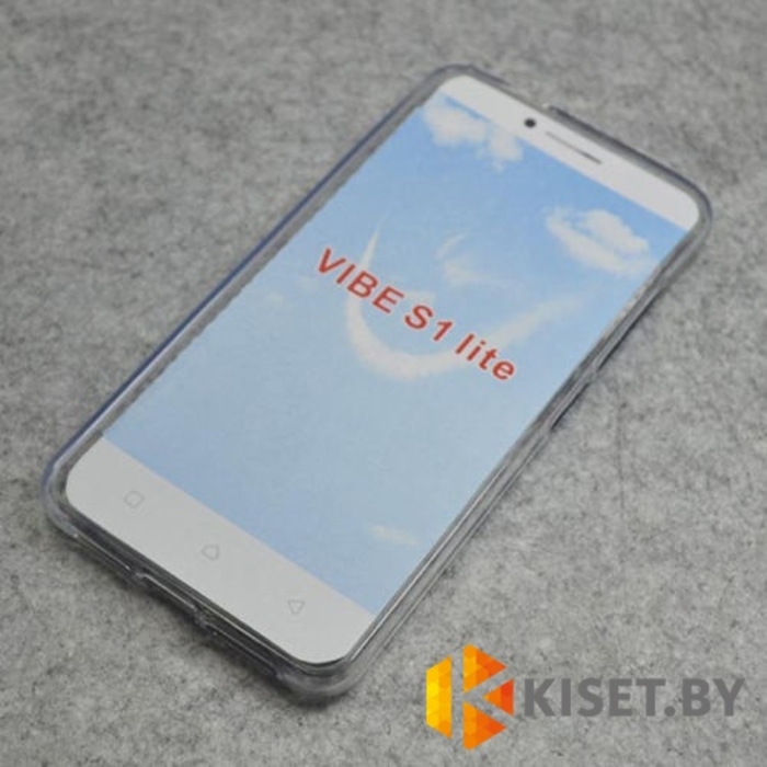 Силиконовый чехол матовый для Lenovo Vibe S1 Lite, серый