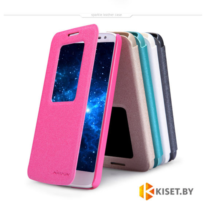 Чехол Nillkin Sparkle для LG G2, золотой