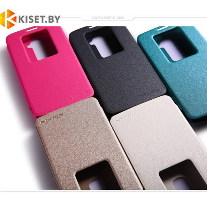 Чехол Nillkin Sparkle для LG G2, золотой