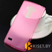 Силиконовый чехол для LG G4 Stylus, розовый