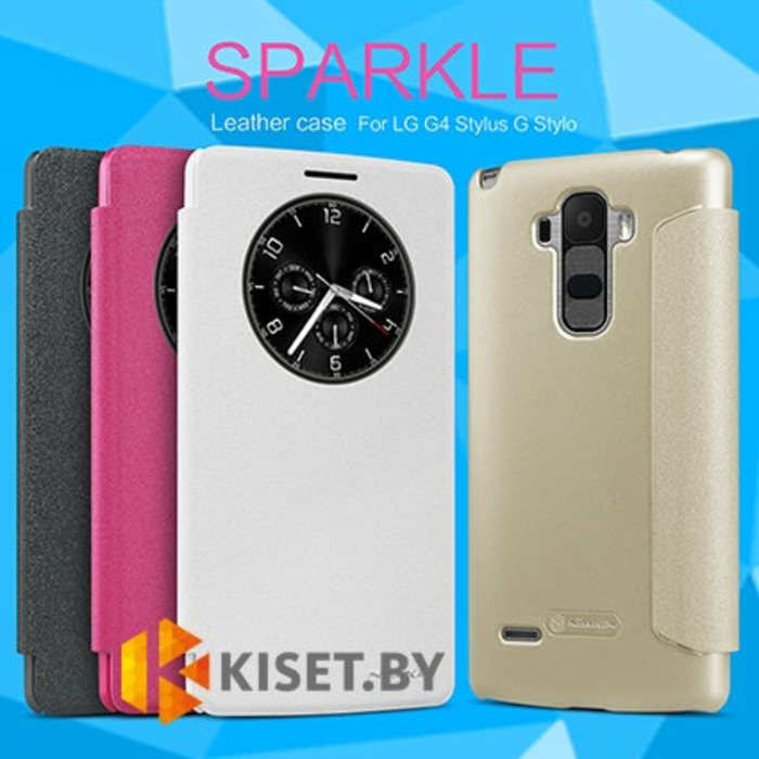 Чехол Nillkin Sparkle для LG G4 Stylus, золотой