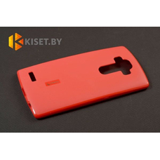 Силиконовый чехол Cherry с защитной пленкой для LG G4, красный
