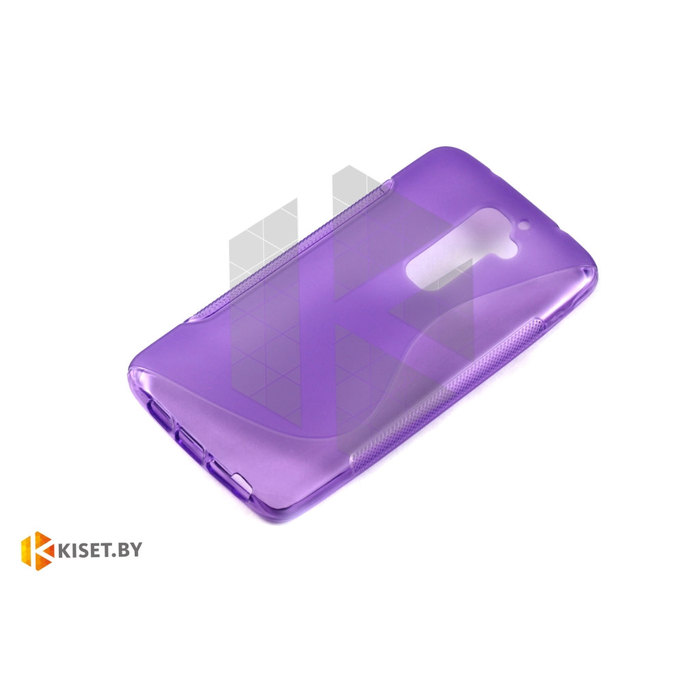 Силиконовый чехол матовый для LG G4C / Magna, фиолетовый