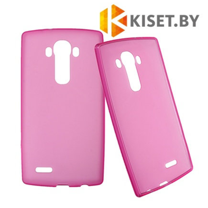 Силиконовый чехол для LG G4S Beat, розовый