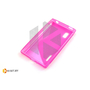 Силиконовый чехол Experts LG Optimus L5 (E612/E610/E615), розовый с волной
