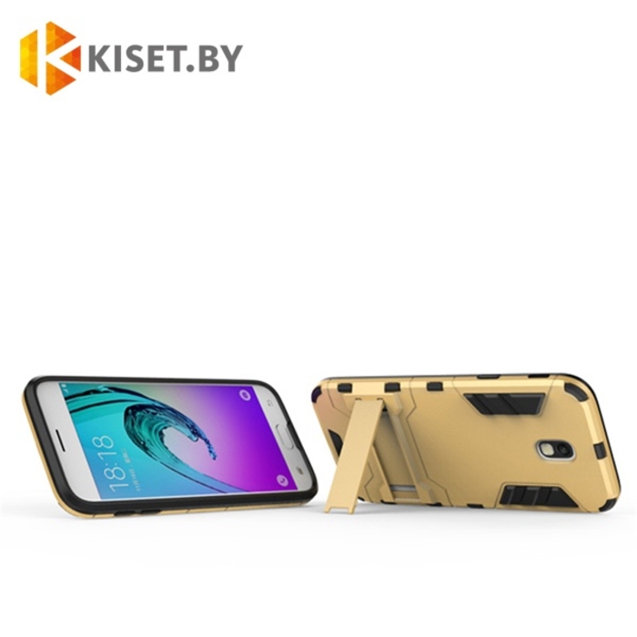 Гибридный бампер Hard Cover для Meizu Pro 6, серый
