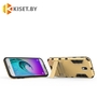 Гибридный бампер Hard Cover для Meizu Pro 6, серый