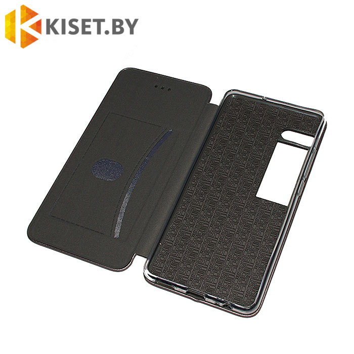 Чехол-книжка Book Case 3D с визитницей для Meizu Pro 7 графитовый