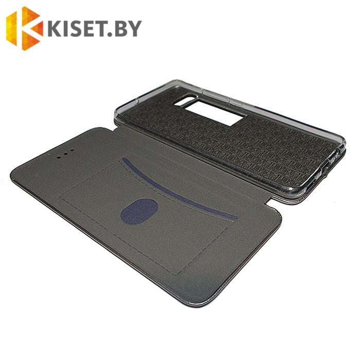 Чехол-книжка Book Case 3D с визитницей для Meizu Pro 7 графитовый