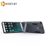 Гибридный бампер Hard Cover для Meizu M5s, серый