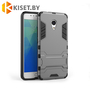 Гибридный бампер Hard Cover для Meizu M5s, серый