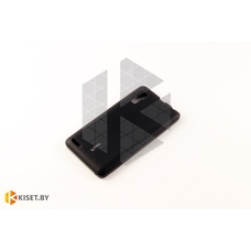 Силиконовый чехол Cherry с защитной пленкой для Microsoft Lumia 435/532, черный