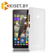 Силиконовый чехол KST MC для Microsoft Lumia 540 белый матовый