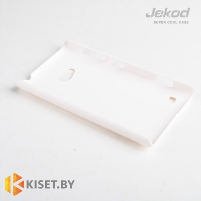 Пластиковый бампер Jekod и защитная пленка для Nokia Lumia 720, белый