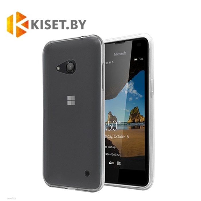 Силиконовый чехол Ultra Thin TPU для Microsoft Lumia 550, прозрачный