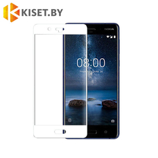 Защитное стекло KST FS для Nokia 7, белое