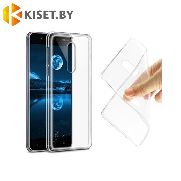 Силиконовый чехол Ultra Thin TPU для Nokia 6, прозрачный