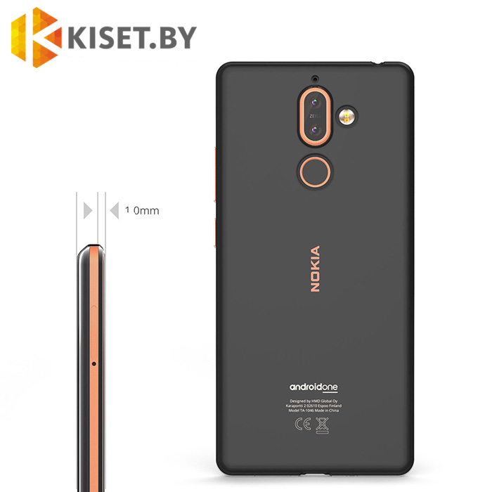Силиконовый чехол Ultra Thin TPU для Nokia 7 Plus, прозрачный