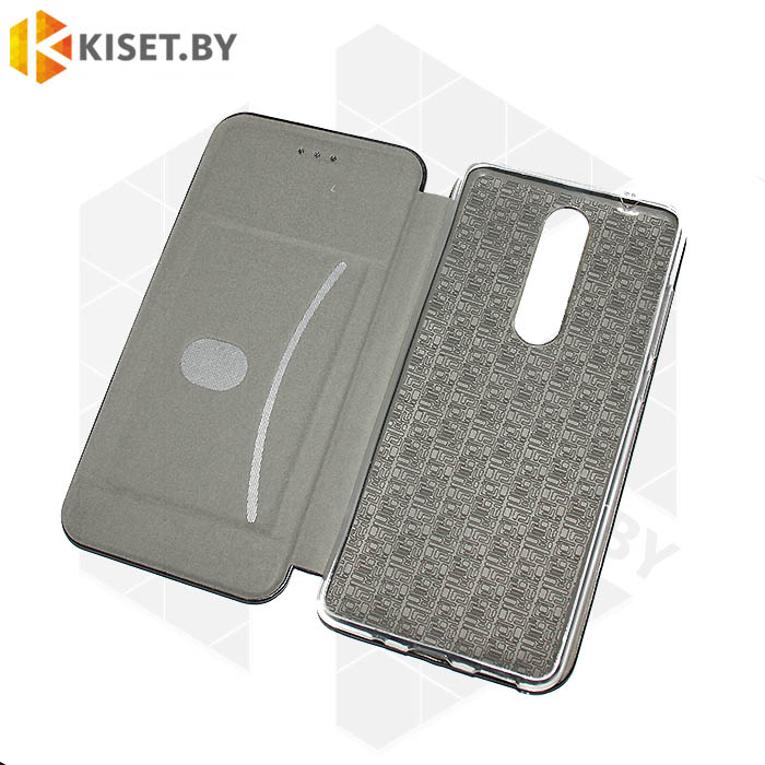 Чехол-книжка Book Case 3D с визитницей для Nokia 5.1 (2018) черный