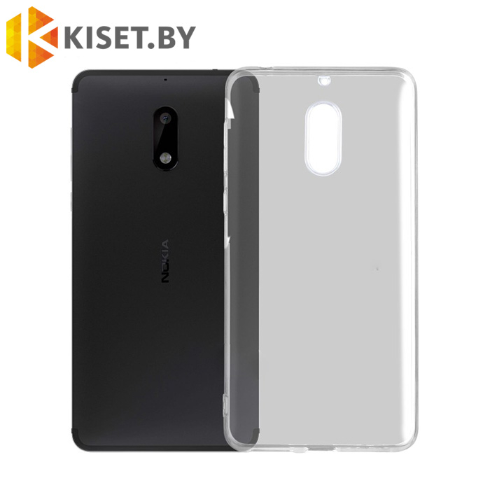 Силиконовый чехол Ultra Thin TPU для Nokia 6, прозрачный