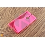 Силиконовый чехол матовый для Nokia Lumia 1520, розовый