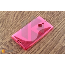 Силиконовый чехол для Nokia Lumia 1520, розовый