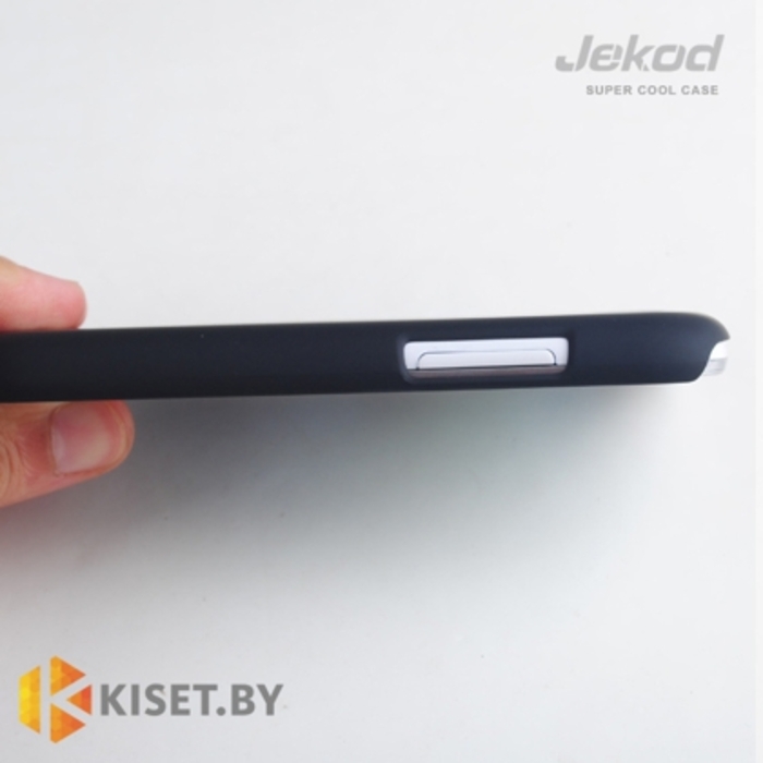 Пластиковый бампер Jekod и защитная пленка для Nokia X, черный