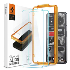Защитное стекло SPIGEN ALM GLAS.TR для NOTHING PHONE 2 прозрачный 2 шт.
