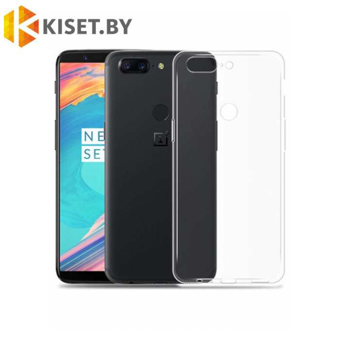 Силиконовый чехол Ultra Thin TPU для OnePlus 5T, прозрачный