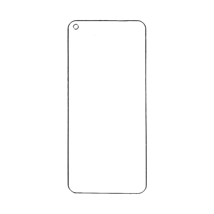 Защитная гидрогелевая пленка KST HG для Realme GT Neo2 на весь экран прозрачная