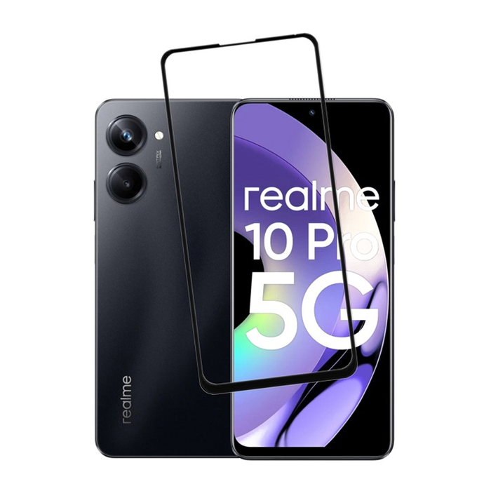 Защитное стекло KST FG для Realme 10 Pro черный