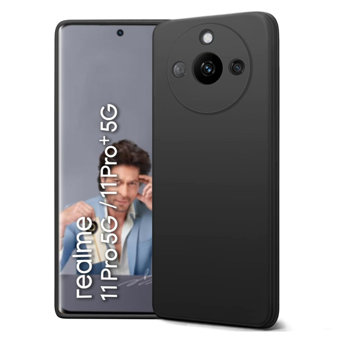 Силиконовый чехол KST SC для Realme 11 Pro / 11 Pro Plus / 11 Pro+ черный